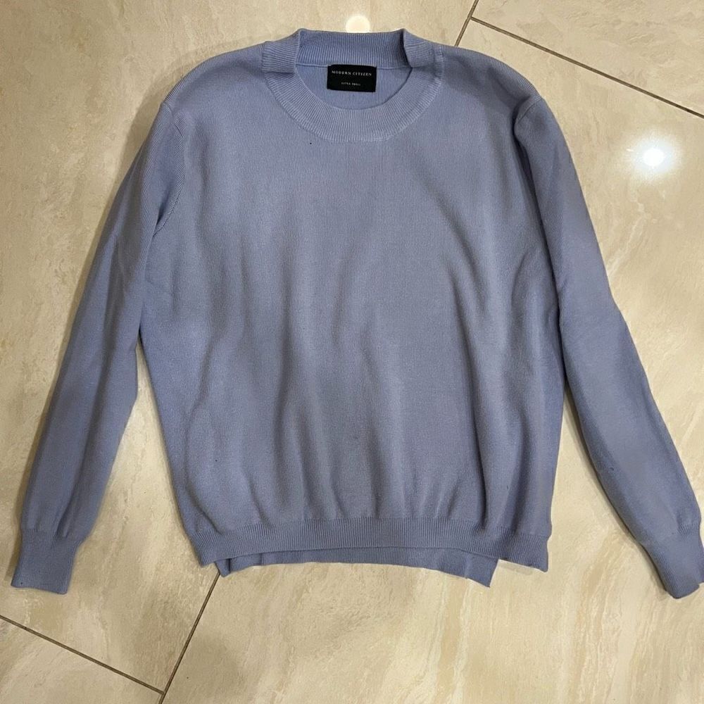 Modern Citizen Women's Pullover Ribbed Knit Size Zip Sweater Size XS